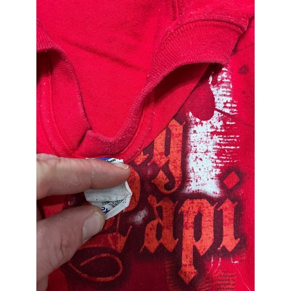 2007 David Ortiz Big Papi Graphic Logo T-Shirt Mens Size 2XL Red Boston Red Sox - Picture 4 of 6